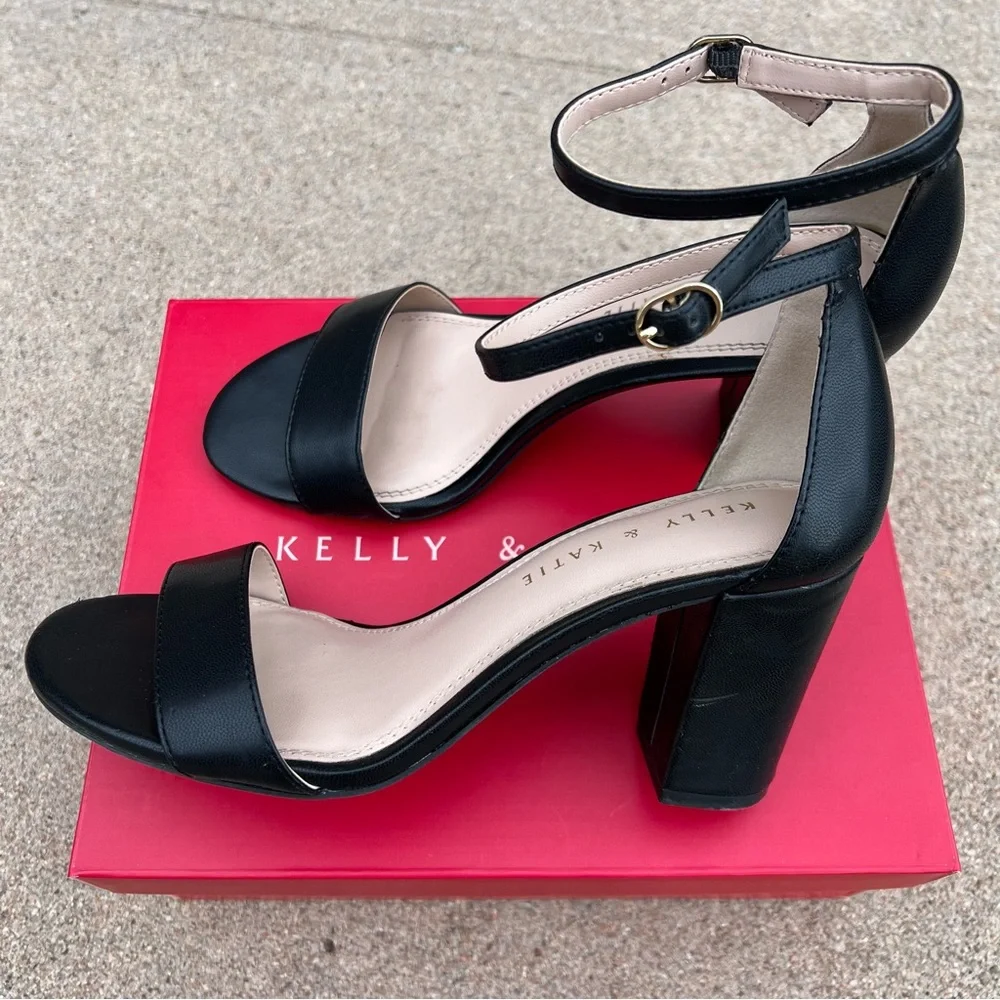 Kelly & Katie Ankle Strap Heels - Picture 2 of 14